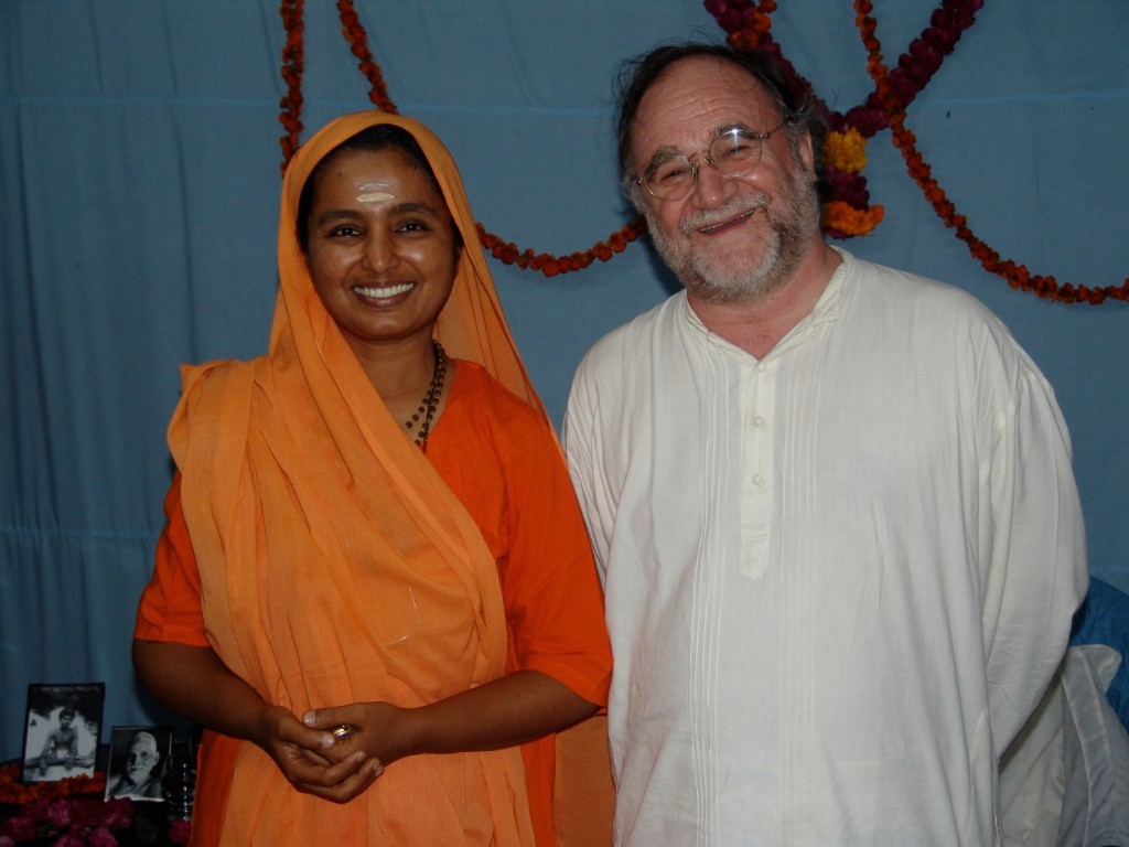 John David with an Indian master