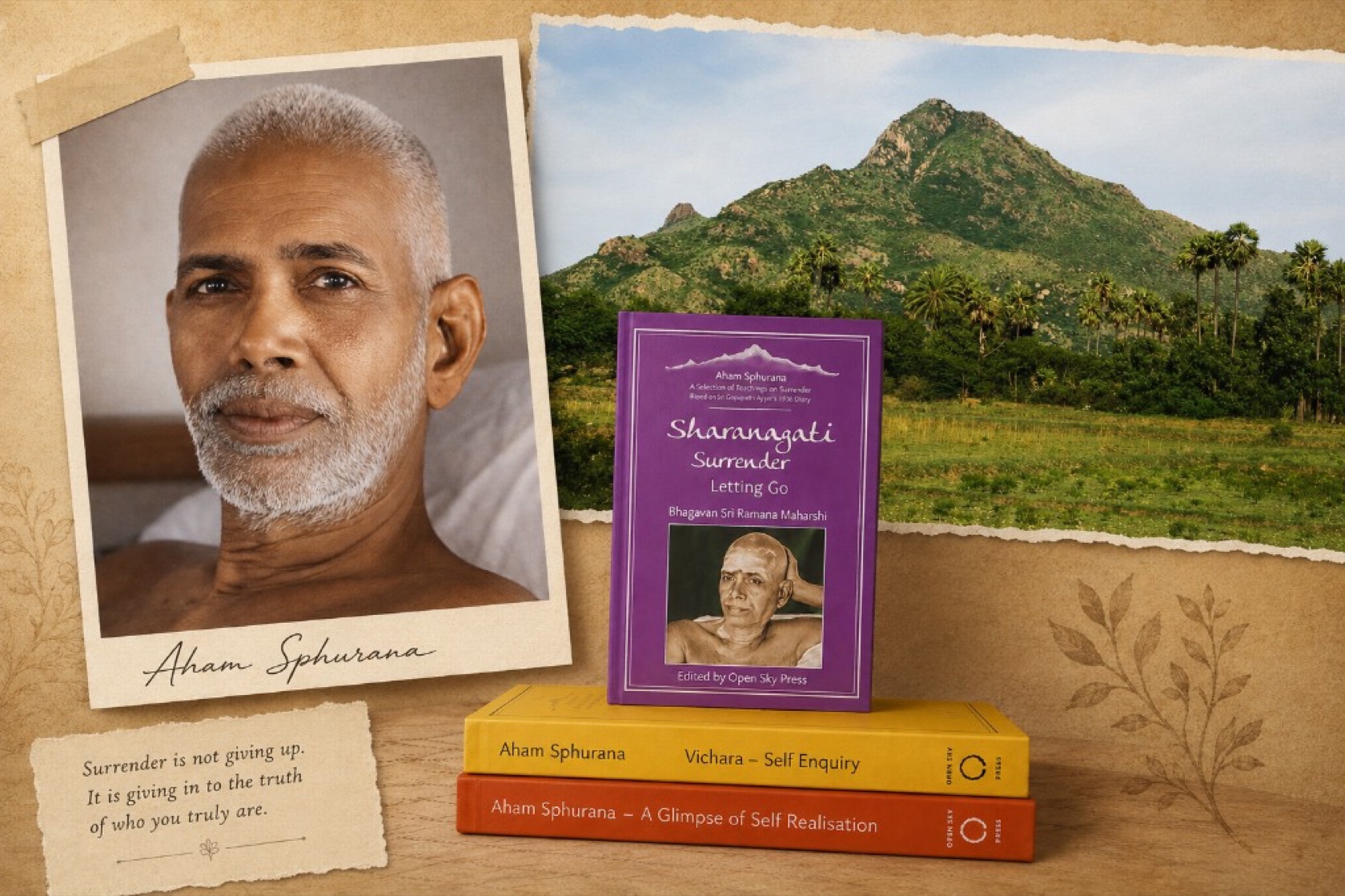 Ramana Maharshi and the Aham Sphurana books